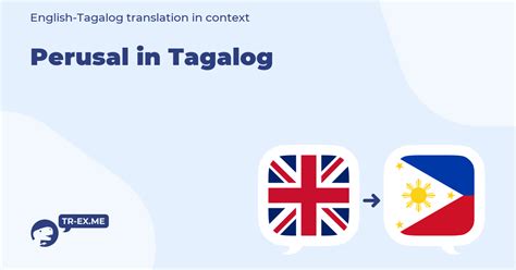 perusal in tagalog